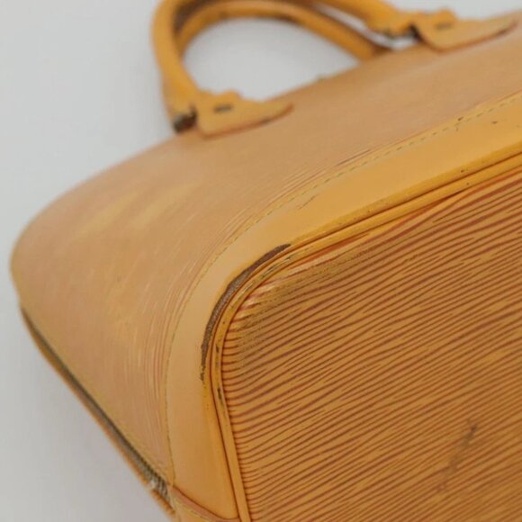 LOUIS VUITTON Epi Alma Hand Bag Yellow M52149 LV Auth 116021 - Picture 4 of 16